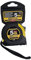 CrisColor - Mètre ruban professionnel de 5 mètres, ruban à mesurer avec fermeture automatique, échelle métrique précision MID, 5 m (lot de 1), noir, jaune