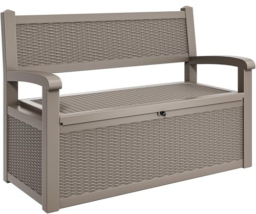 YITAHOME 80 Gallon Storage Bench Deck Box