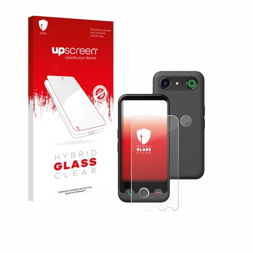upscreen Schutzglas für Doro Aurora A10 | (Display+Kamera) Transparenter Displayschutz Made in Germany Klare 9H Schutzfolie Glas-Folie Montage-Set Anti-Fingerprint