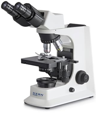 KERN & SOHN Durchlichtmikroskop KERN OBL 127 – Binokular (Abmessungen 395 × 200 × 380 mm, Standard-Objektive 4x, 10x, 40x, 100x) OBL 127