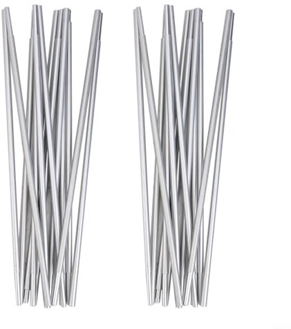 Flexible Zelt-Stützstangen aus Aluminiumlegierung, ideal für Campingzelte, Markisen und mehr (4,4 m)