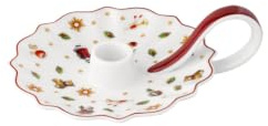 Villeroy & Boch - Toy's Delight Kerzenständer Bunt, Weihnachtsdeko, Nostalgie, Dekoration Weihnachten für Teelichter oder Kerzen, Premium Porzellan