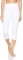 Splendor flying Damen Yoga Capri Legging Innere Tasche Non See-Through Stoff Gamaschen groß Weiß