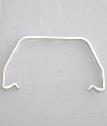 FLOPLAST 114mm Square Gutter Clip - White - Bag of 5