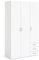 Furniture To Go | Space Wardrobe - 3 Doors 3 Drawers in White