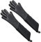 Extra Long Silicone Oven Gloves Heat Resistant, Non-Slip Cotton Quilted Oven Mitts, Oven Mitts For Grilling,Cooking, Baking - Black Long Oven Gloves