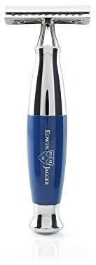 Edwin Jagger Diffusion 36 Series Rasierhobel, doppelseitig, Blau