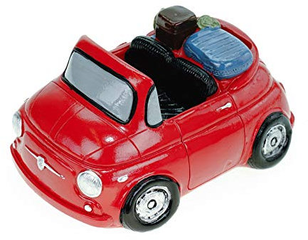 UDO Schmidt Spardose Mini mit Koffer 16 cm Reisekasse Urlaubskasse Urlaub Sparschwein