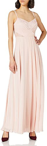 Vera Mont 0141/4825 Robe de Cocktail, Rose pâle, 44 Femme