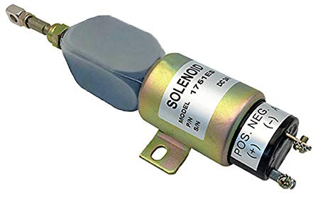 Shut Off Solenoid Diesel Fuel Valve Stop Solenoid for Diesel Engine 12V/Teminals: 2
