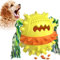 Hundespielzeug mit Saugnapf, Kauspielzeug, Pet Molar Toy, Multifunktions Spielzeug, Zahnreinigung für Haustiere Hunde, Kauseil Ball Spielzeug, Interactive Welpenspielzeug (Yellow)