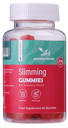Ved Slim Gummies mit Garcinia Cambogia und Grünkaffee-Extrakt, 60 Gummis zur Förderung des Gewichtsverlusts und zur Ankurbelung des Stoffwechsels bei Frauen und Männern 30 Tage Versorgung.