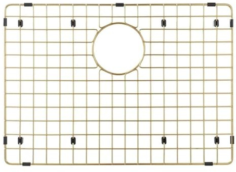 Starstar Spüle Protektor Matt Gold 304 Edelstahl Küche Waschbecken Boden Gitter, Regal (17x 13)