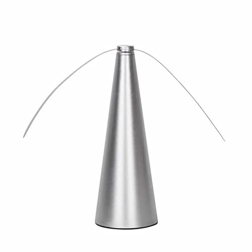 Ventilador repelente de moscas, ventilador repelente de insectos, ventilador portátil para moscas de mesa, ventiladores para interiores y exteriores restaurantesventilador portátil color plateado