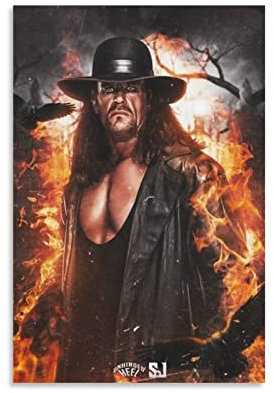 Shenywell Leinwand Bilder The Undertaker Wand-Kunstdruck, Raumdekoration, Heimdekoration für Wohnzimmer 60x90cm Kein Rahmen