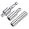 sourcing map Socket Accessory Set, 9mm Deep Socket 360° Rotatable Hex Shank Impact Driver Adaptor Universal Joints with 1/4 Drive