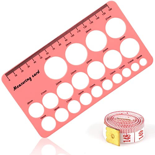 MAYOII Nipple Ruler, Essential Soft Silicone Flange Sizing Measurement Tool for Breast Pump, Breast Flange Measuring Tool, Must-Have for New Mums/Women (Square Double Sided Pink)