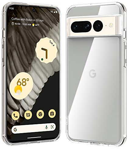 Filoto Ultra Clear Hülle für Google Pixel 7 Pro (2022), Transparent Vergilbungsfrei Slim Soft Silikon Handyhülle, Anti-Fingerabdruck Kratzfest Stoßfest Fallschutz Dünn TPU Schutzhülle (Clear)