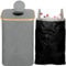 BELLE VOUS Poubelle de Tri Selectif avec Couvercle et Sac de Transport - Sac Conteneur pour Recyclage de 80L - Bac pour Bouteilles Vides et des Déchets en Verre ou en Plastique