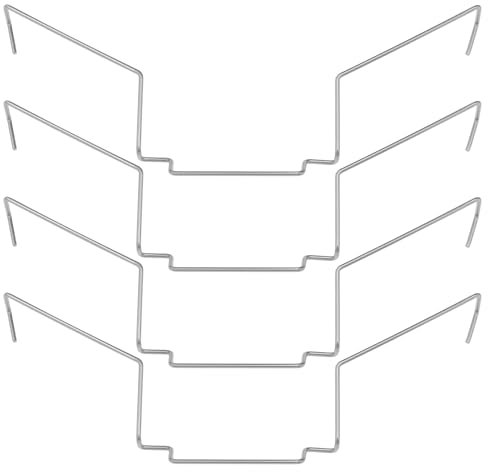 Create idea 4pcs 12cm Stainless Steel CPU Heatsink Fan Wire Buckle Thickness Approximately 2.5cm CPU Fan Compatible with Xuanbing 400 Donghai X4/X5