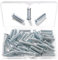 VooGenzek 50 Pièces M6.3 * 25 mm Vis Euro Spéciale Pour Meubles, Coulisse, Portes D'armoires de Cuisine, Armoires et Charnières de Placard