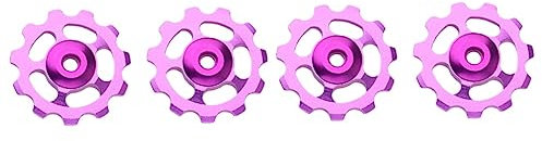 PAMINGONO 2sets 11t Schaltwerk Pulley Für Radfahren Aluminium Legierung Rad Einfach Installieren Teile 2 Stücke * 2