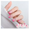Wessiny UV Gel Nail Stickers, 20pcs Semi Cured Gel Nail Strips With Nail Fi, Quinnas Gel Nail Stickers With UV Light, Gel Nail Sticker, Gel Nail Wraps UV For Home Nails Diy (006)