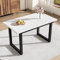 SogesHome Esszimmertisch Ausziehbar, Erweiterbarer Esstisch 140 cm bis 180 cm, Großer Rechteckiger Platzsparender Tisch für 4-6 Personnen für Esszimmer Küche,180x80 cm