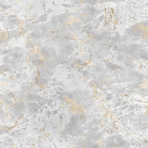 Arthouse Venetian Plaster Marble Effect Grey/Gold Wallpaper