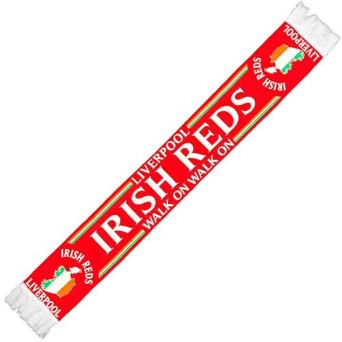 Partisan Liverpool Irish Reds Schal HD, rot, 127 x 19cm