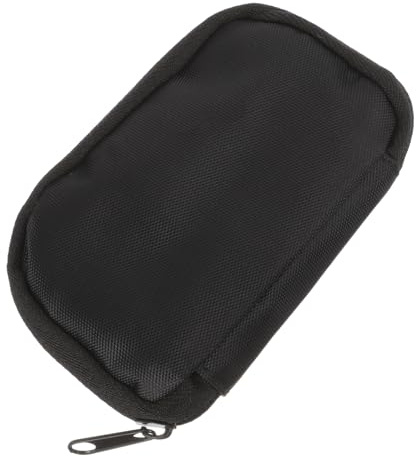 Pack Organizer Hülle für Diabetiker aus Stoff mit Reißverschluss | Schwarz, für Alltagstasche und Handschuhfach, Kompakt, Ordentlich, Unterwegs Geschützt, 2 Stück