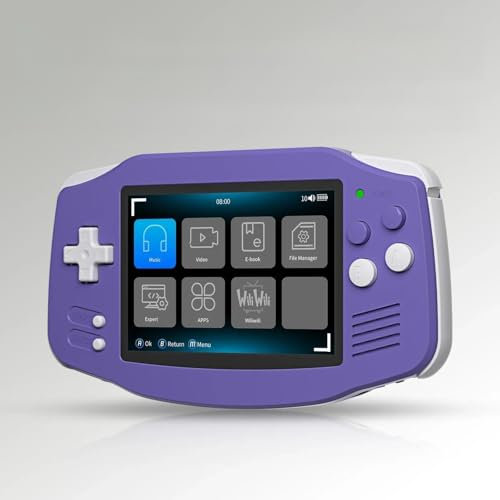 JOYARCH RG34XX Console de Jeu Portable Rétro avec Écran 3.4 Pouces 720 * 480 IPS OCA, 32G+128G Source Ouverte Console de Jeux Darcade Rétro Système Linux-64bit Intégré et Plus de 8000 Jeux