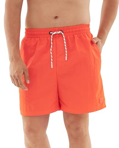 Johnny Urban Badehose Herren - Jay - Badeshorts mit Innenhose - Schwimmshorts für Männer - Boardshorts mit Meshfutter - Elastischer Bund mit Kordelzug - Einfarbig