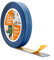 Quest Weichsockelleiste Selbstklebend, Knickleiste, Abschlussleiste für Küche, Badezimmer - Dichtungsband - PVC, Flexibel, Dicht, Dekorativ - 10 mm x 10 mm - 5 Meter, Blau