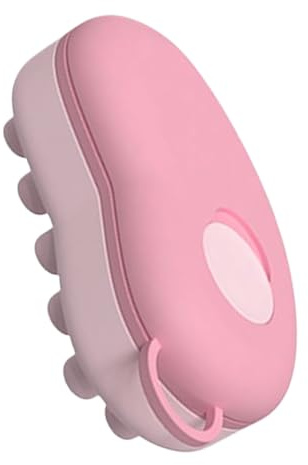 Kopfmassagekamm, Silikon-Kopfhautbürste, eiskaltes Haarwerkzeug, abnehmbares Beauty-Gadget, Entspannung Kopfhautmassagegerät, für Männer und Frauen, Haarpflegeroutine, 12 x 7 x 2 x 2 cm