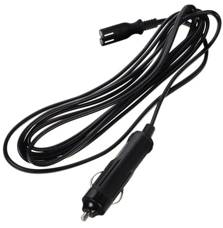 BESTYASH Câble d'alimentation 12V pour Réfrigérateur Portable Cordon de Chargeur Adaptateur Automobile Compatible Glacières et Nettoyeur de Voiture Câble de Remplacement Prise Allume