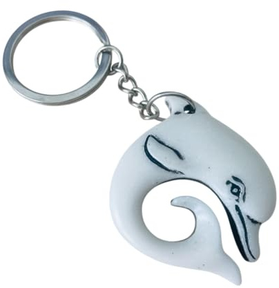 Delfin Schlüsselanhänger - Maritimer Taschenanhänger für Ozeanliebhaber | Delfin Enthusiasten Must Have