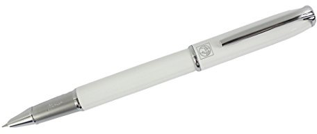 Gullor erweiterte Picasso Füllfederhalter 916 picasso Iridium Kugelschreiber weiß und Silber Clip Stift - feine Spitze