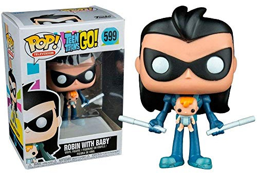 Funko Pop! TV:Teen Titans Go – Robin with Baby #599