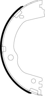 TMD Friction Services 91082500 Bremsbackensatz, Feststellbremse