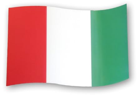 Sonia Originelli Magnetfahne Flagge für das Auto Fanartikel Fussball EM WM, Farbe: Italien