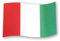 Sonia Originelli Magnetfahne Flagge für das Auto Fanartikel Fussball EM WM, Farbe: Italien