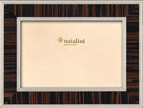NATALINI, 101 Ebano 13X 18 cm, Bilderrahmen mit Unterstützung für Tisch, Holz, Ebenholz, äußere Ausmaß 18 X 23 X 1,5 cm