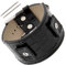 Gilden - Armbanduhr - FC30: Echtes Leder, Schwarz, 45 mm, Fits 18-24 mm Uhrenanstoß, Unisex, Casual, Sport, Schnalle, Kein Metalltyp