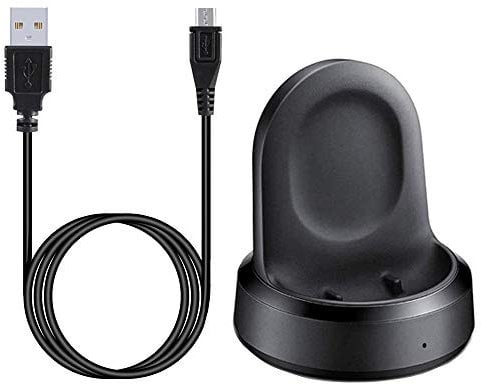 Charger for Samsung Galaxy Watch 1 42mm/46mm, Replacement Charging Dock Cradle for Galaxy SM-R800/R810/R815 Smart Watch (Black)