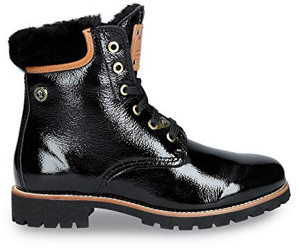 Panama Jack Damenstiefel Panama 03 Igloo Trav B14 Charol Negro/Black 36 EU