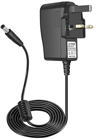 Hiseeu AC 100-240V to DC 12V 1A 1000mA 12W Power Supply 5.52.1mm FCC 10 Feet Cable Power Supply (12V-1000mA) Power Adapter for Security Cameras