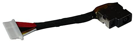 Power4Laptops connecteur Alimentation pc Portable avec câble Compatible avec HP Pavilion 15-cb004nf
