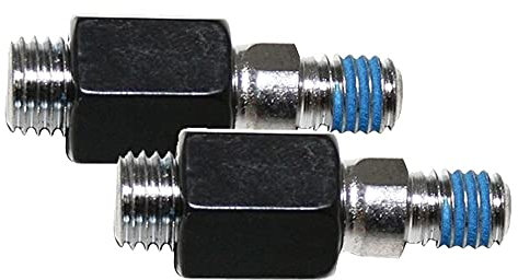 2er Set Motorrad Spiegeladapter M10 Rechtsgewinde für M8 Sackloch