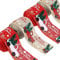 4 Rouleaux Ruban de Noël, Noël Ruban de Joyeux, Ruban Décoratif de Noël, Noël Ruban d'emballage Cadeau, Rubans imprimés Ruban Gros-Grain, pour la décoration de Noël, Bricolage, Emballage Cadeau